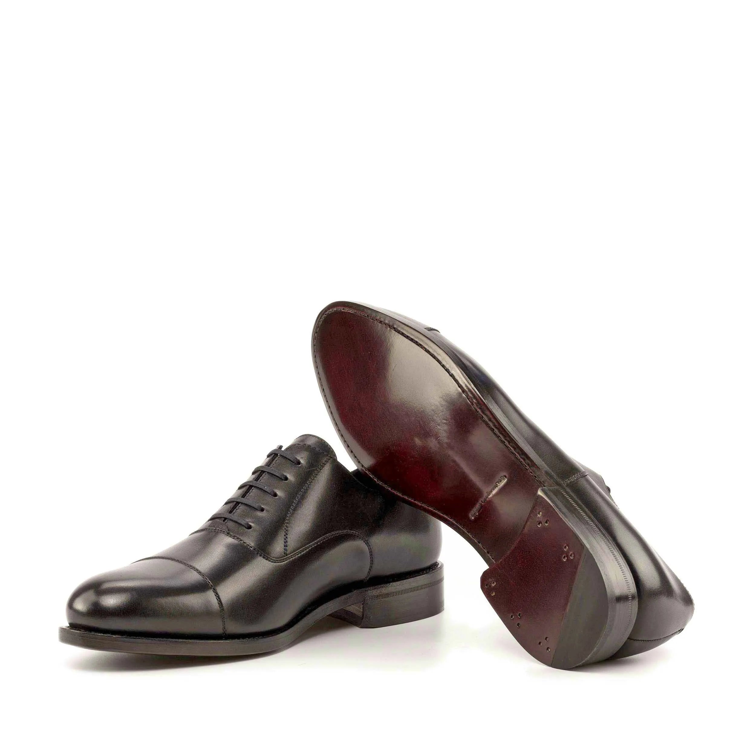 Pair of dark brown leather Ales Oxford shoes II from Fast Lane