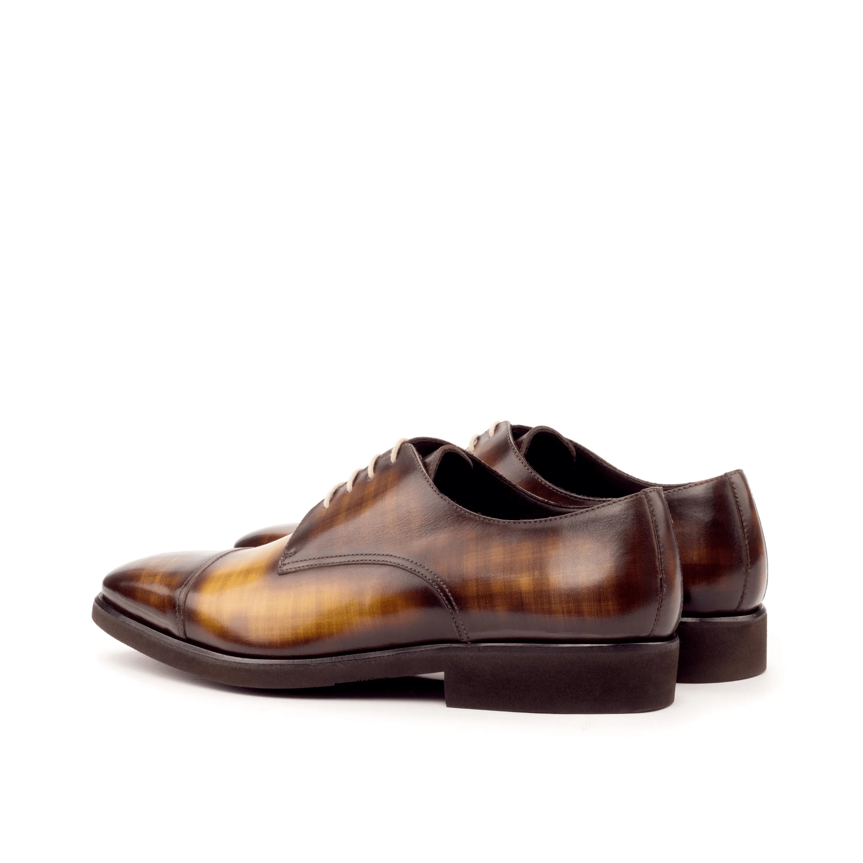 Belem Patina Derby II brown leather dress shoes