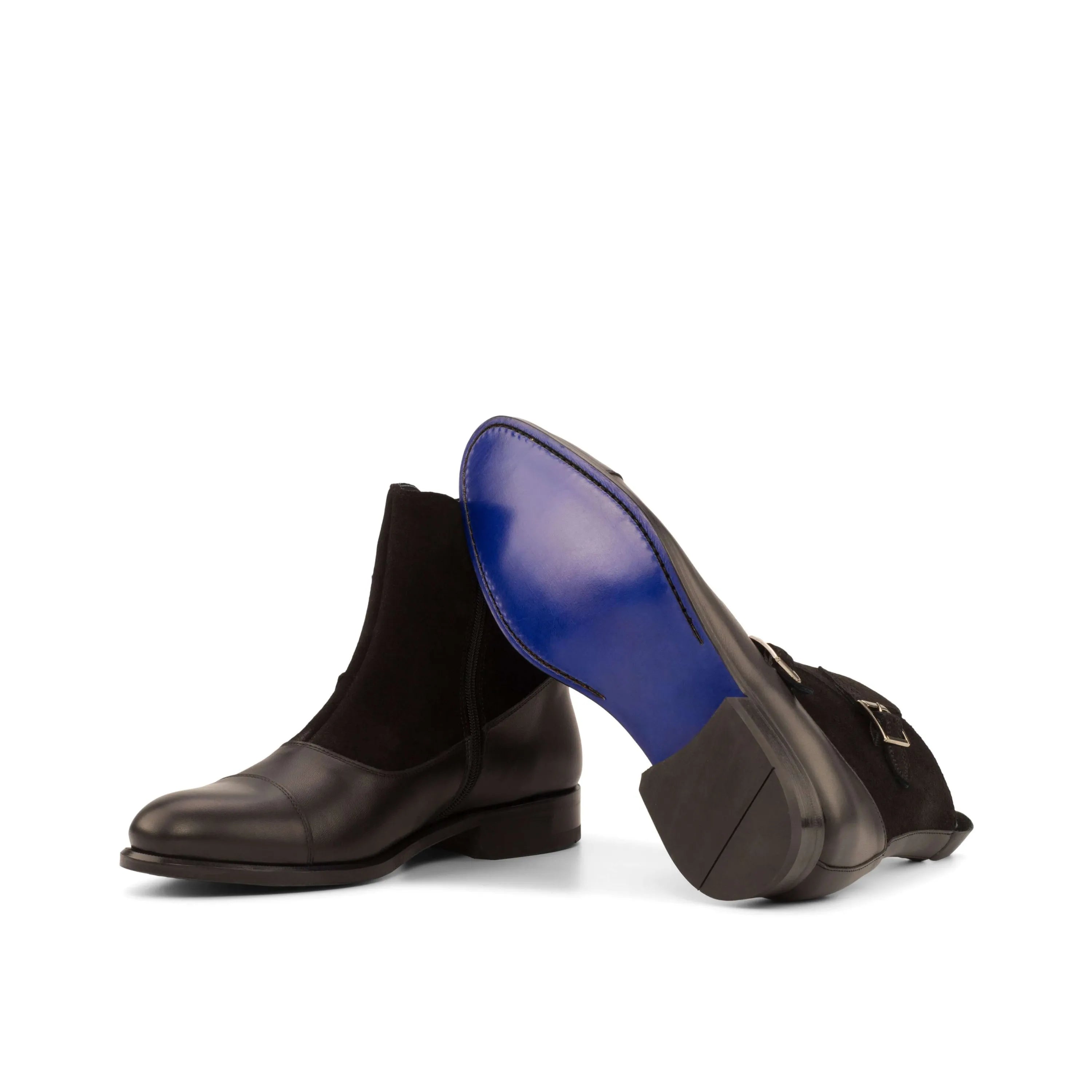 Benny Octavian boots in leather and suede ankle design