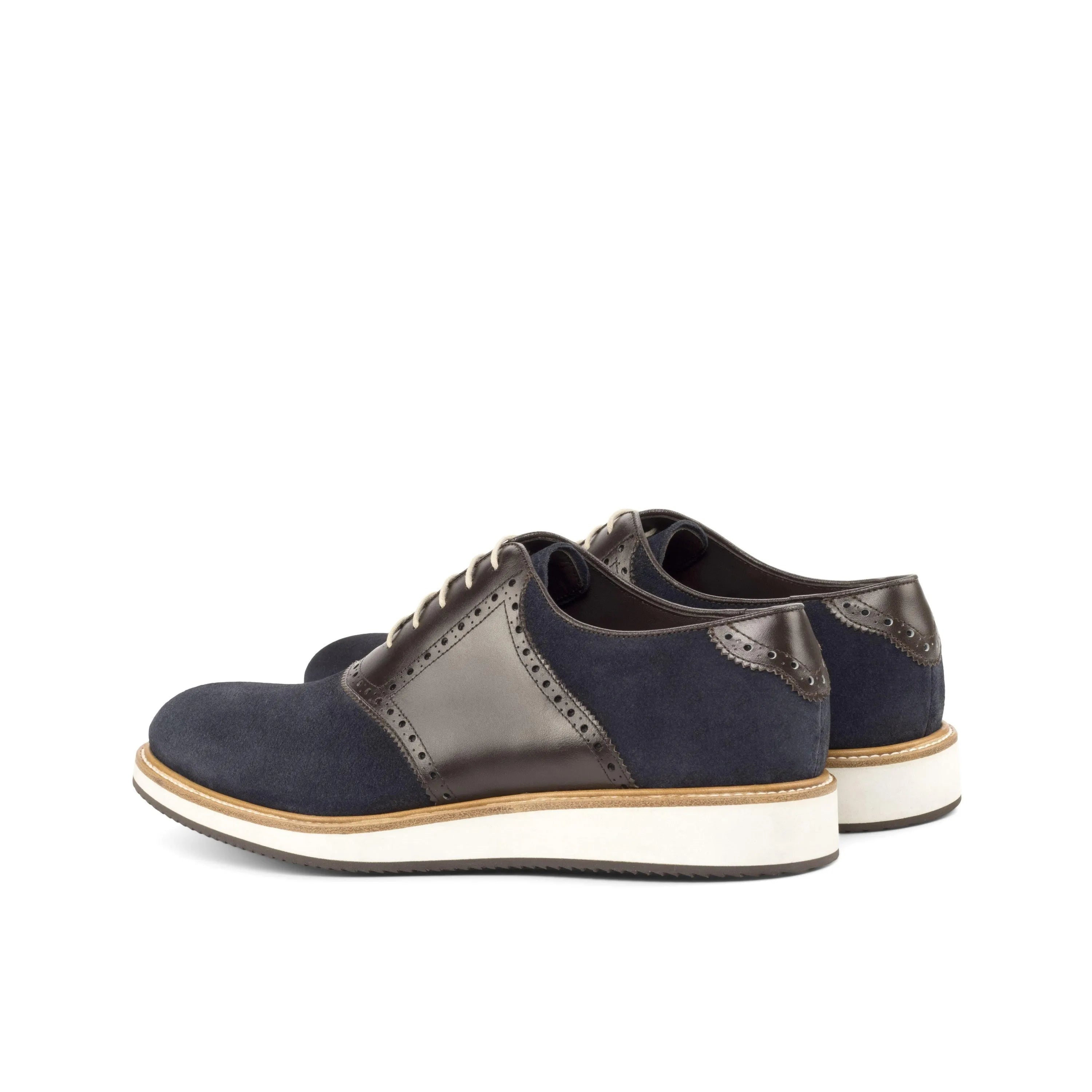 D49 Saddle Shoes II two-tone leather saddle shoes
