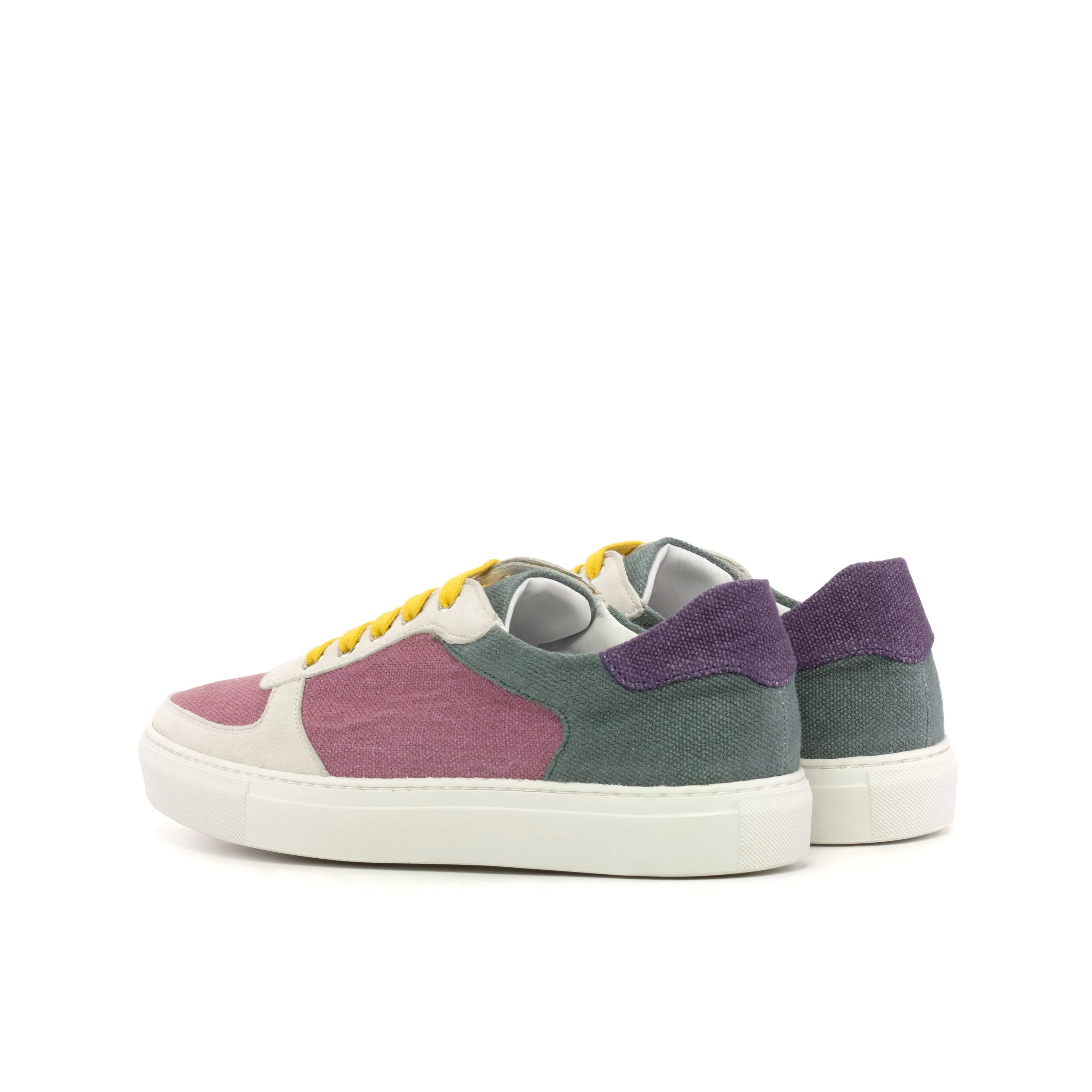 Colorful Ora Low top sneakers, luxury bespoke shoes for men