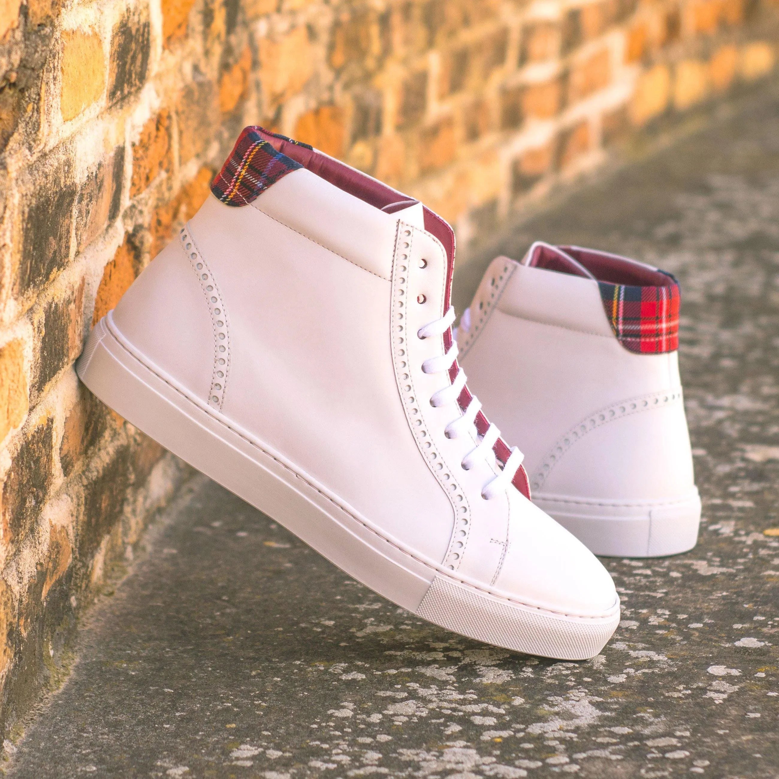White Sky High Kicks sneakers II high-top in leather