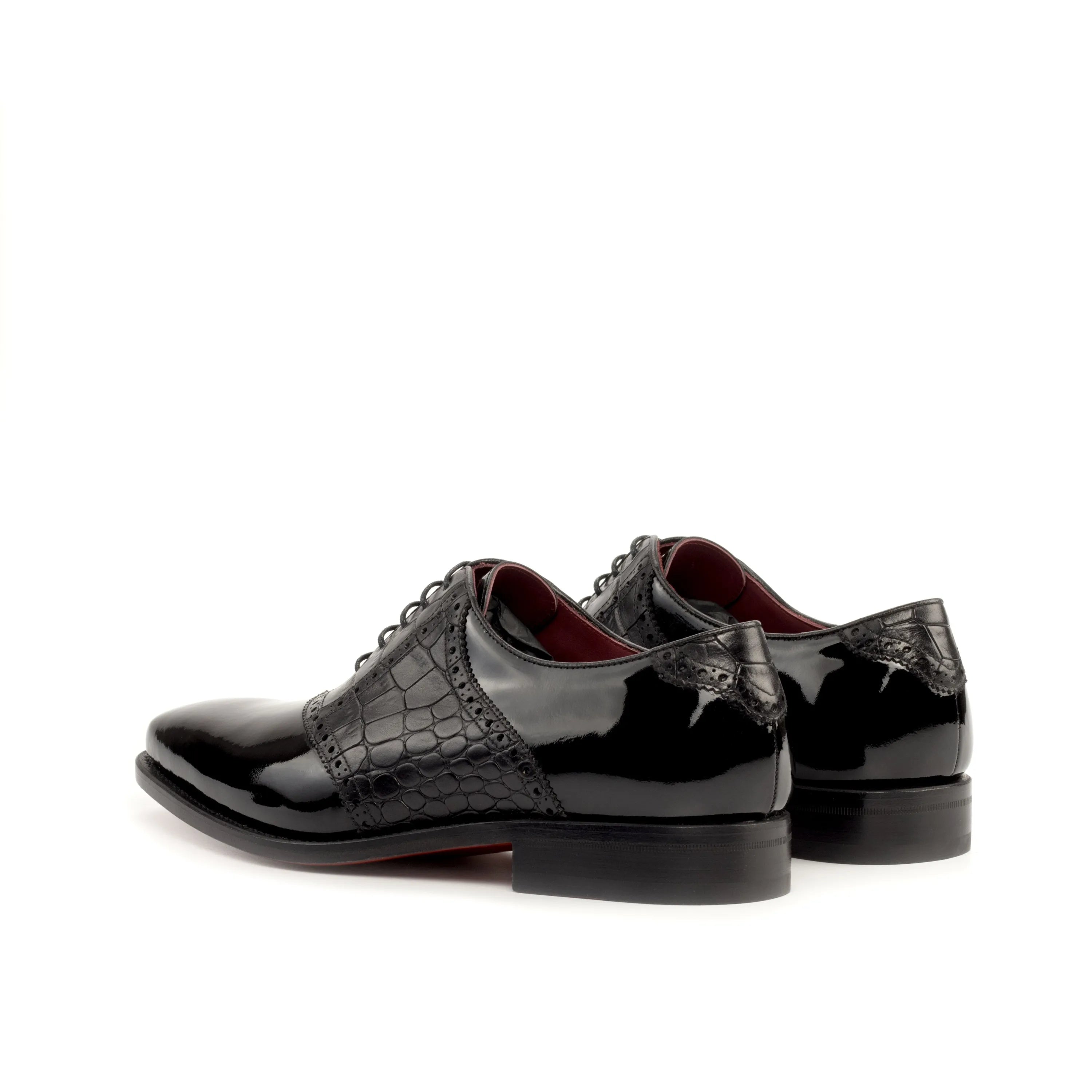 Sorgino Saddle Shoes II black patent leather saddle shoes