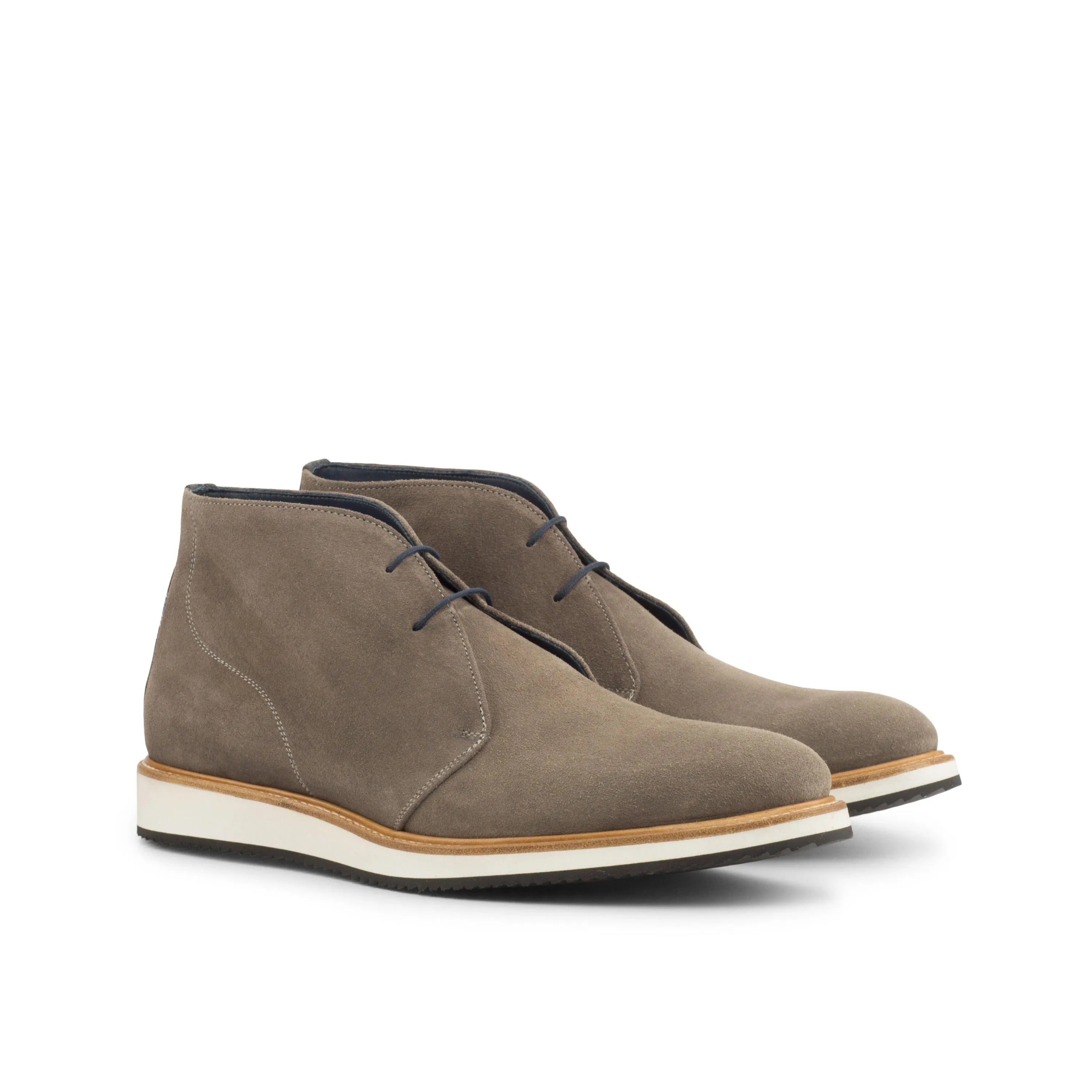 Taupe suede T42 Chukka Boots II back view