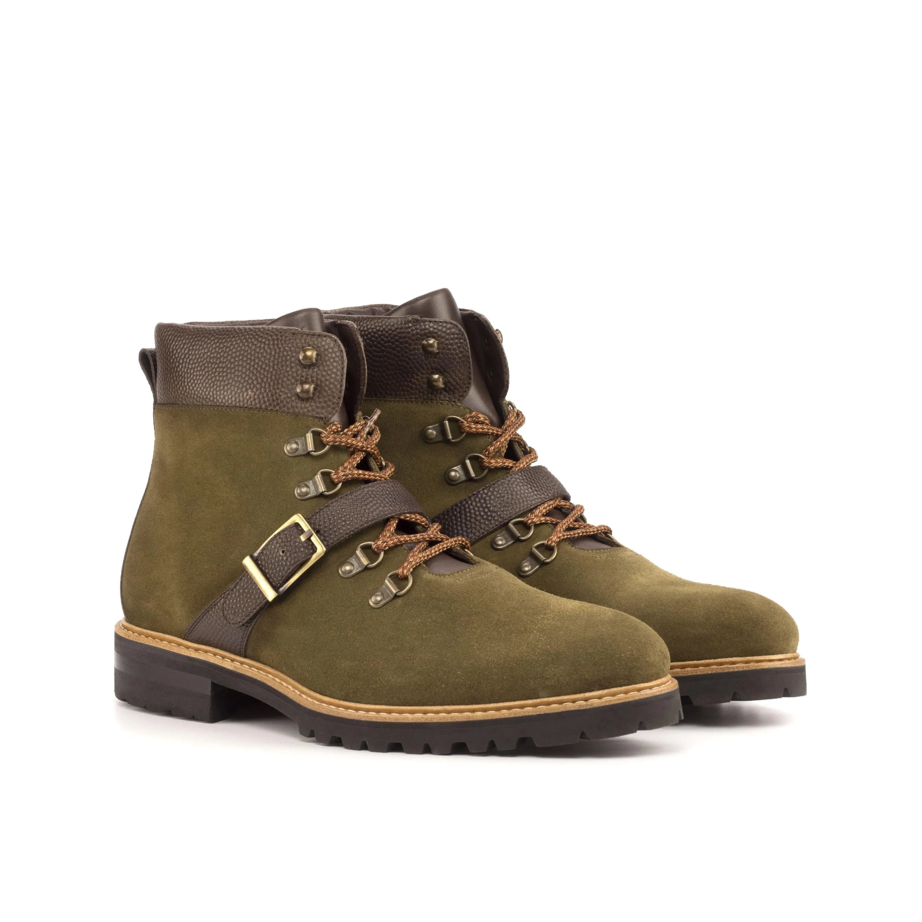 Olive green leather Timas Hiking Boots II hiking boots