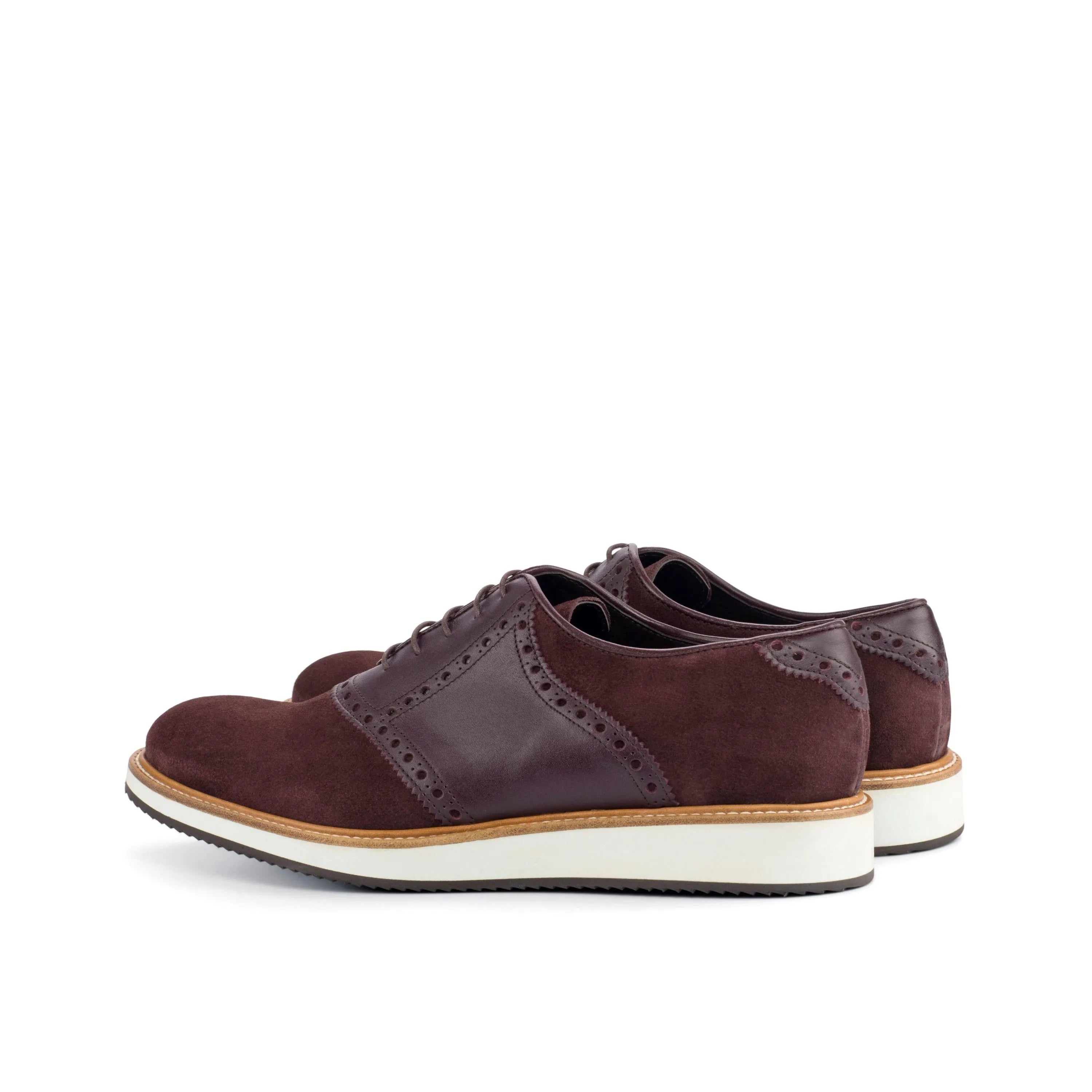 Burgundy TR91 Saddle Shoes II back view