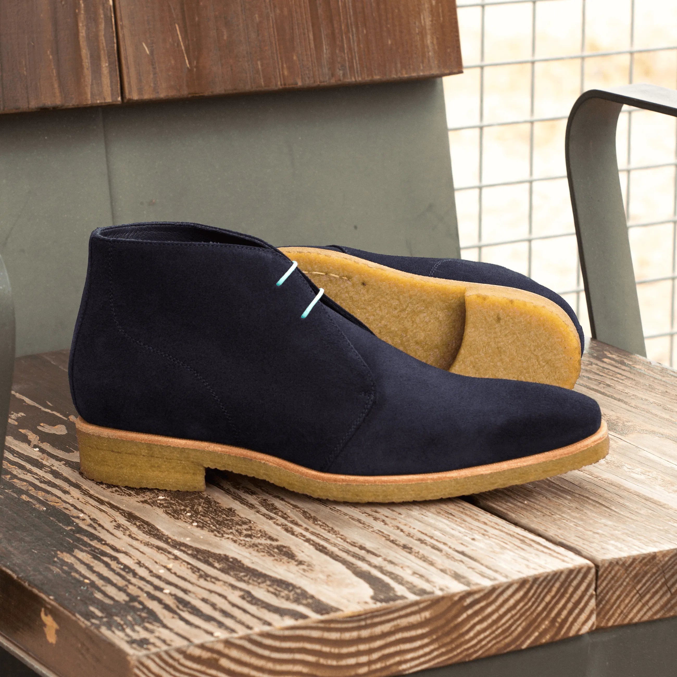Navy suede Adamo Chukka Boots II chukka boots
