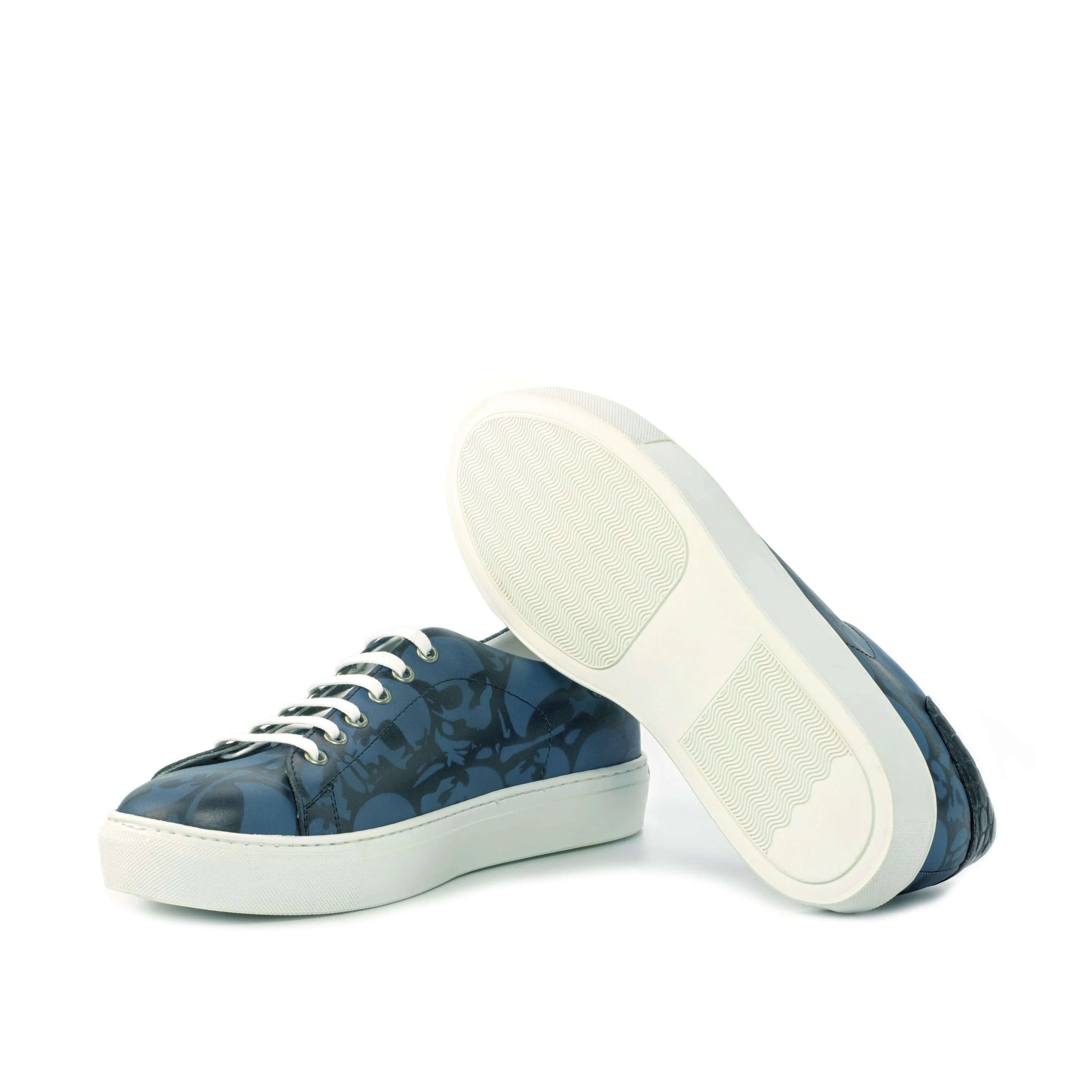 Blue floral Adramalish trainer sneaker
