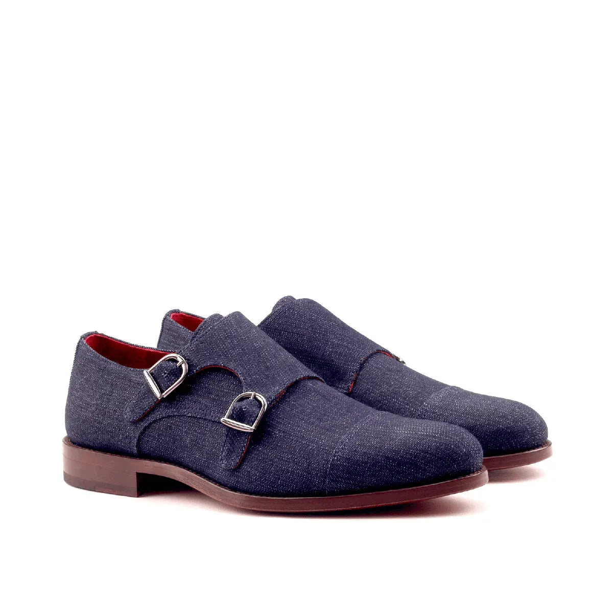 Blue Aesop Double Monk strap shoes