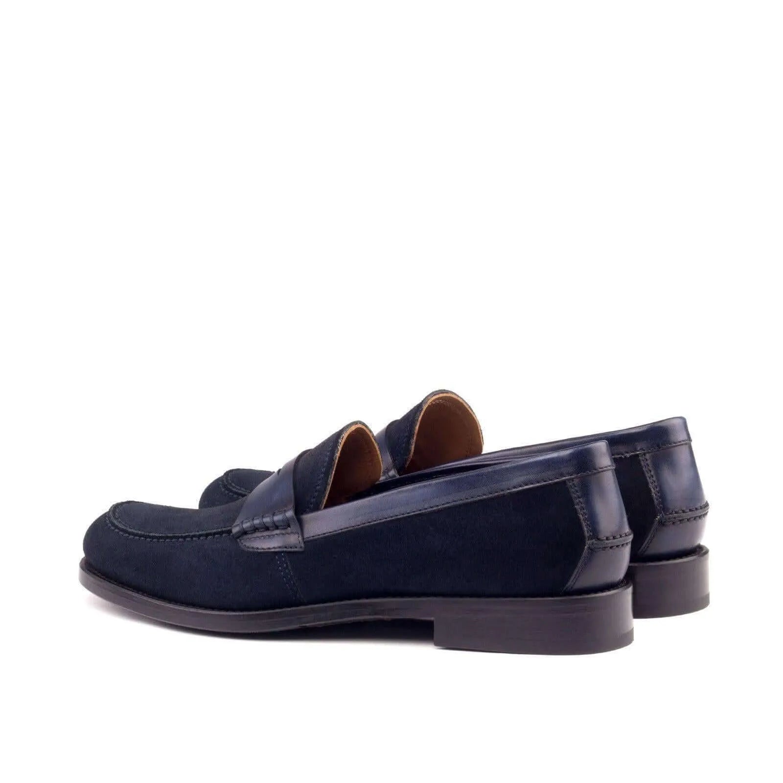 Pair of navy blue Alis Ladies Loafers II