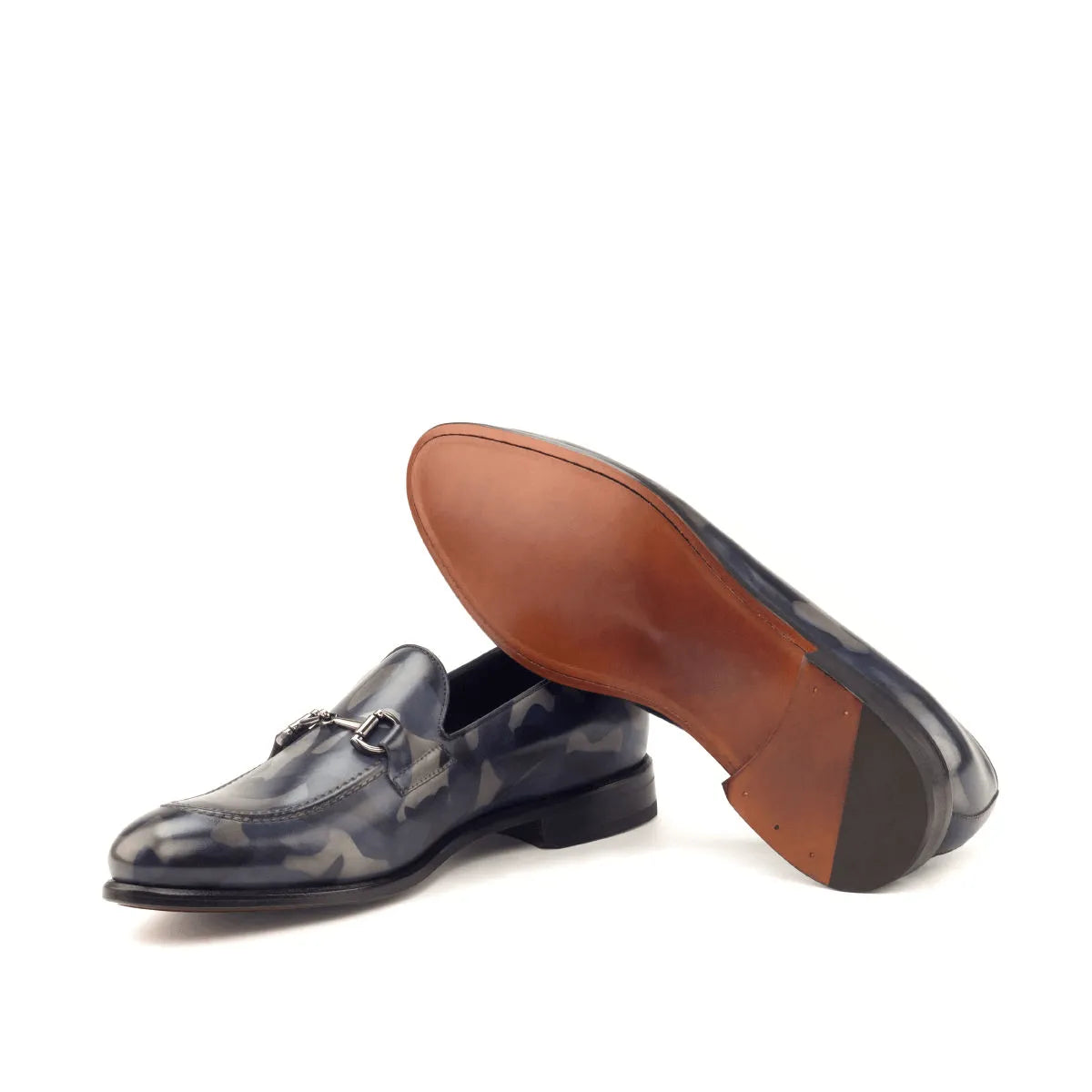Andrew Camo Loafers II camouflage leather loafers