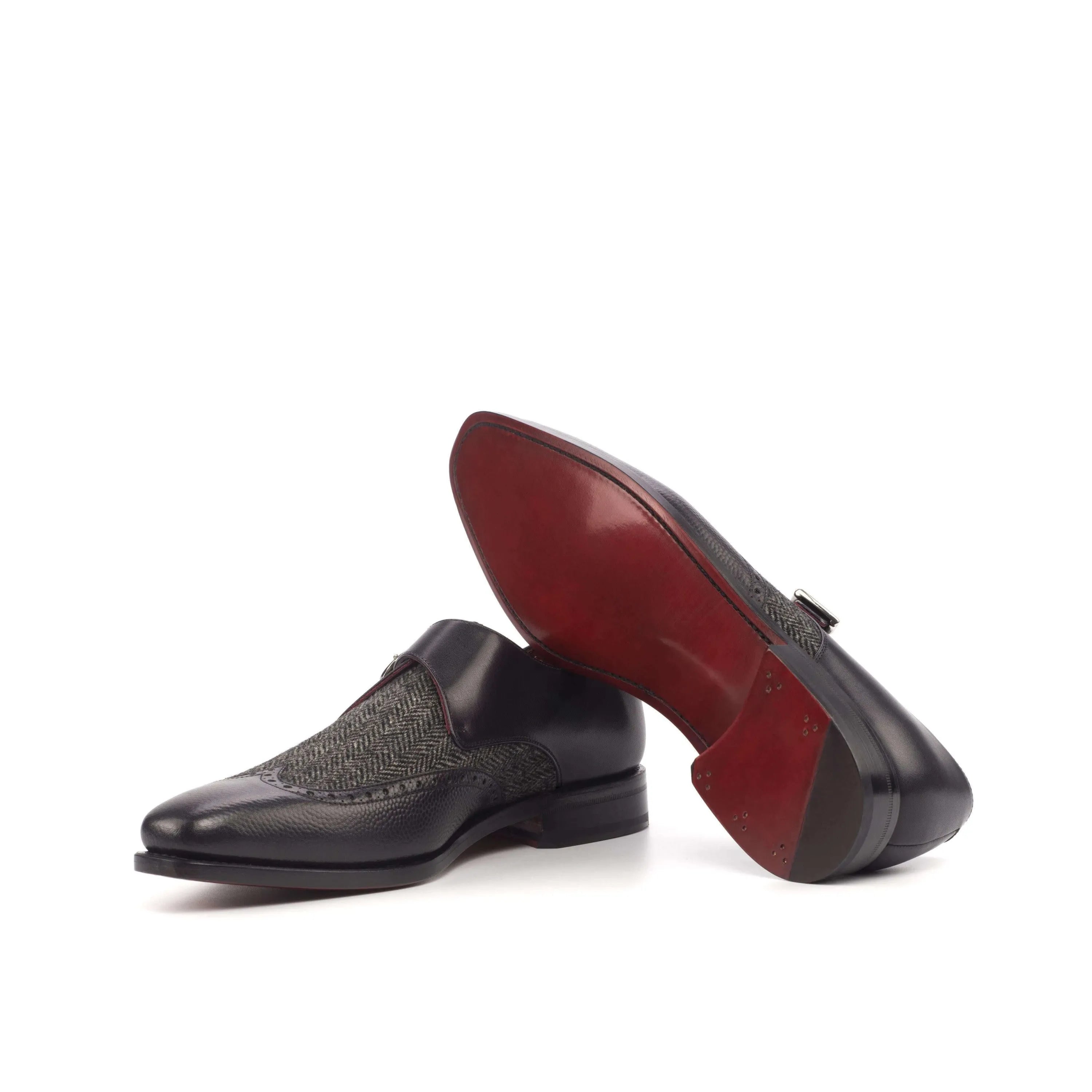 Caval Single Monk II mens dress shoes pair