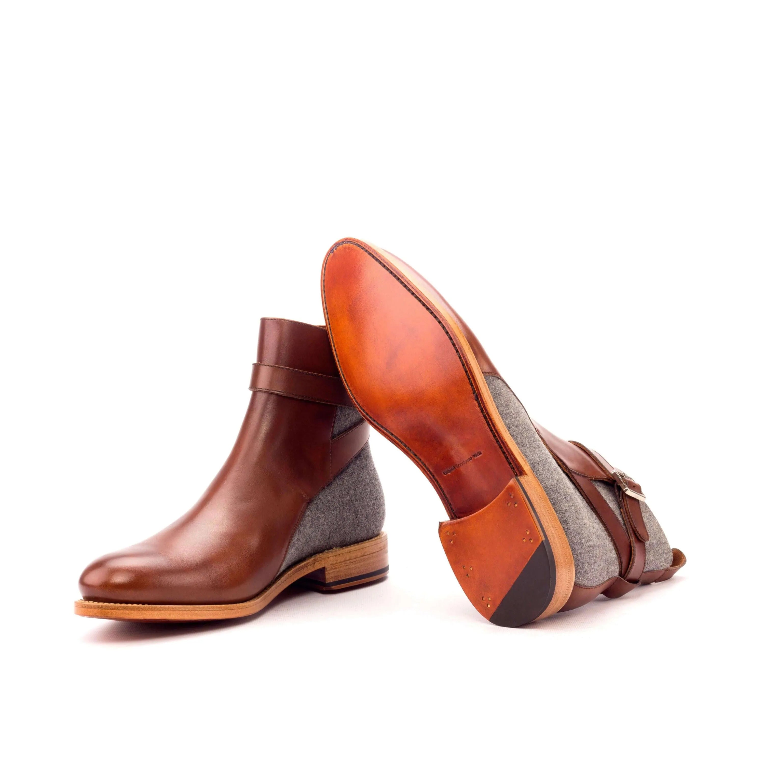 Brown leather Chuck Jodhpur Boots II ankle boots