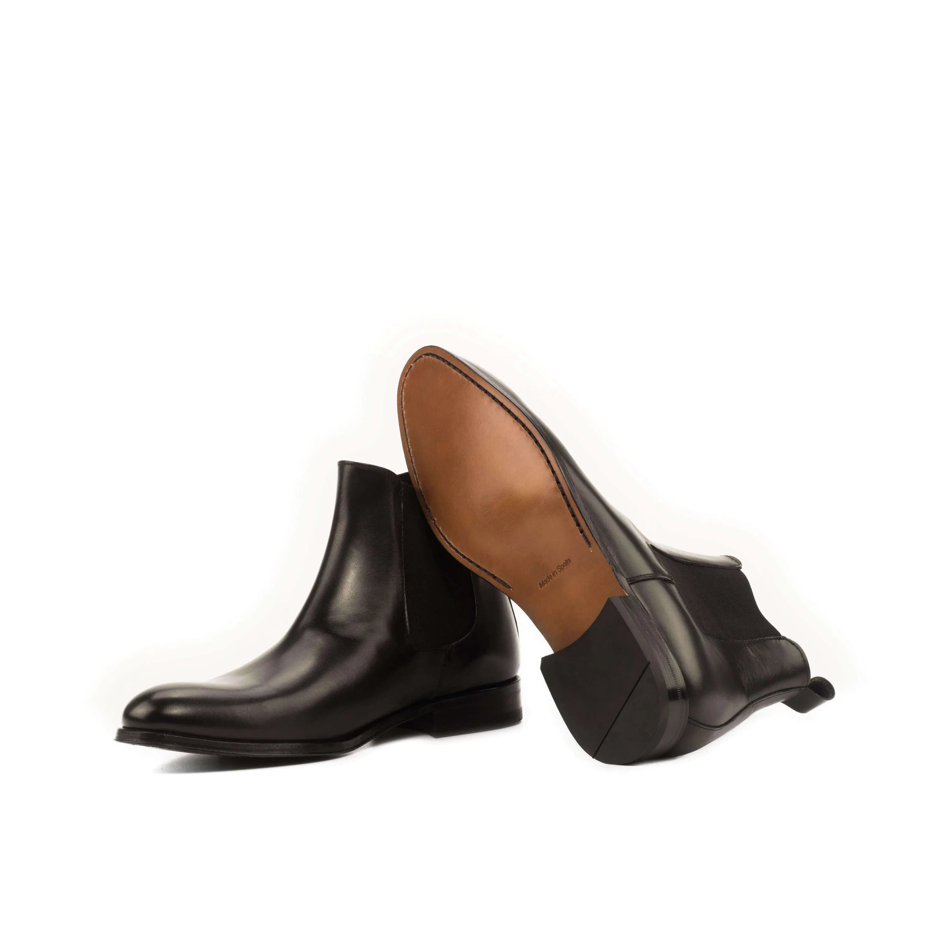 Pair of brown leather Chumani Chelsea Boots II