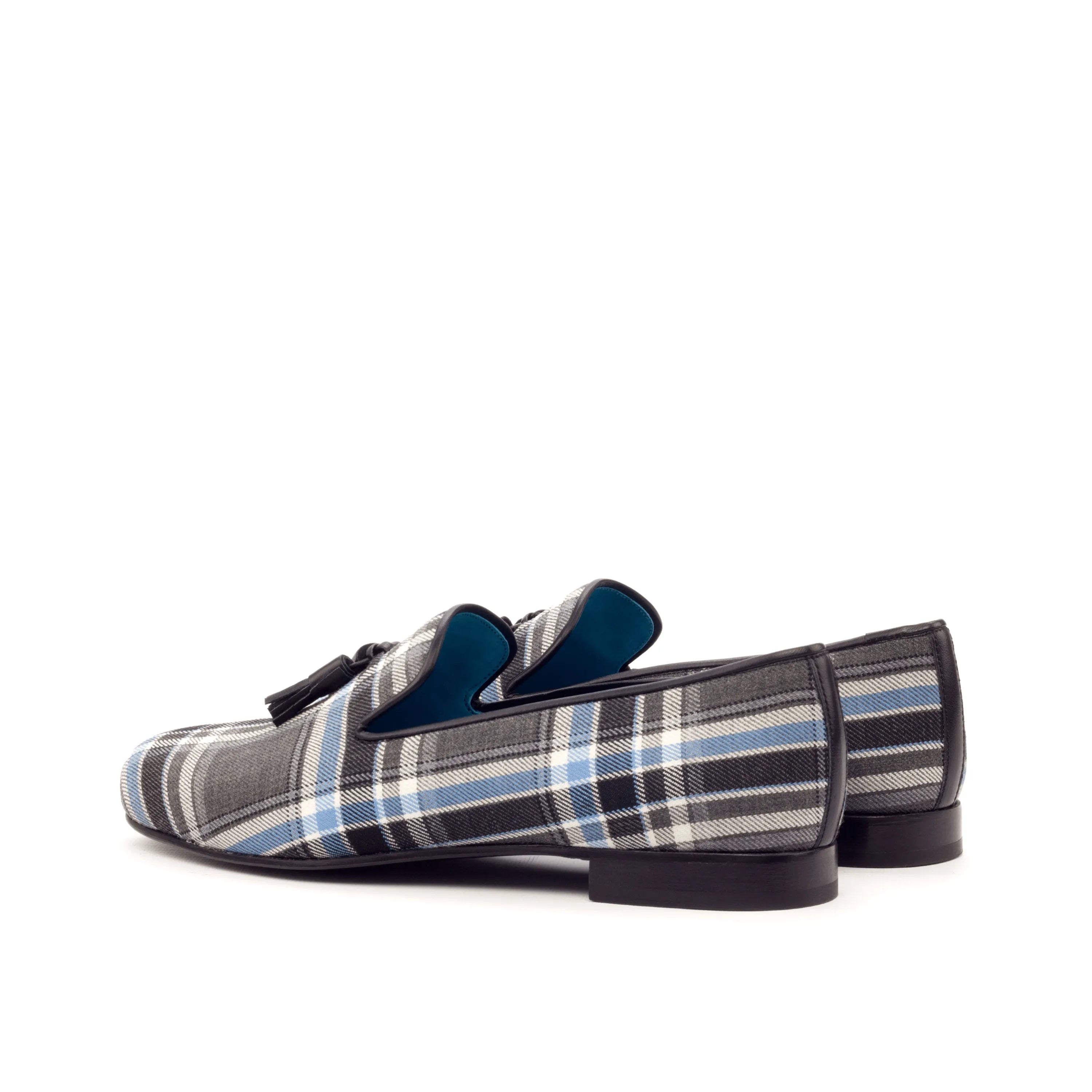 Cruz Wellington Slipon plaid patterned loafer shoes