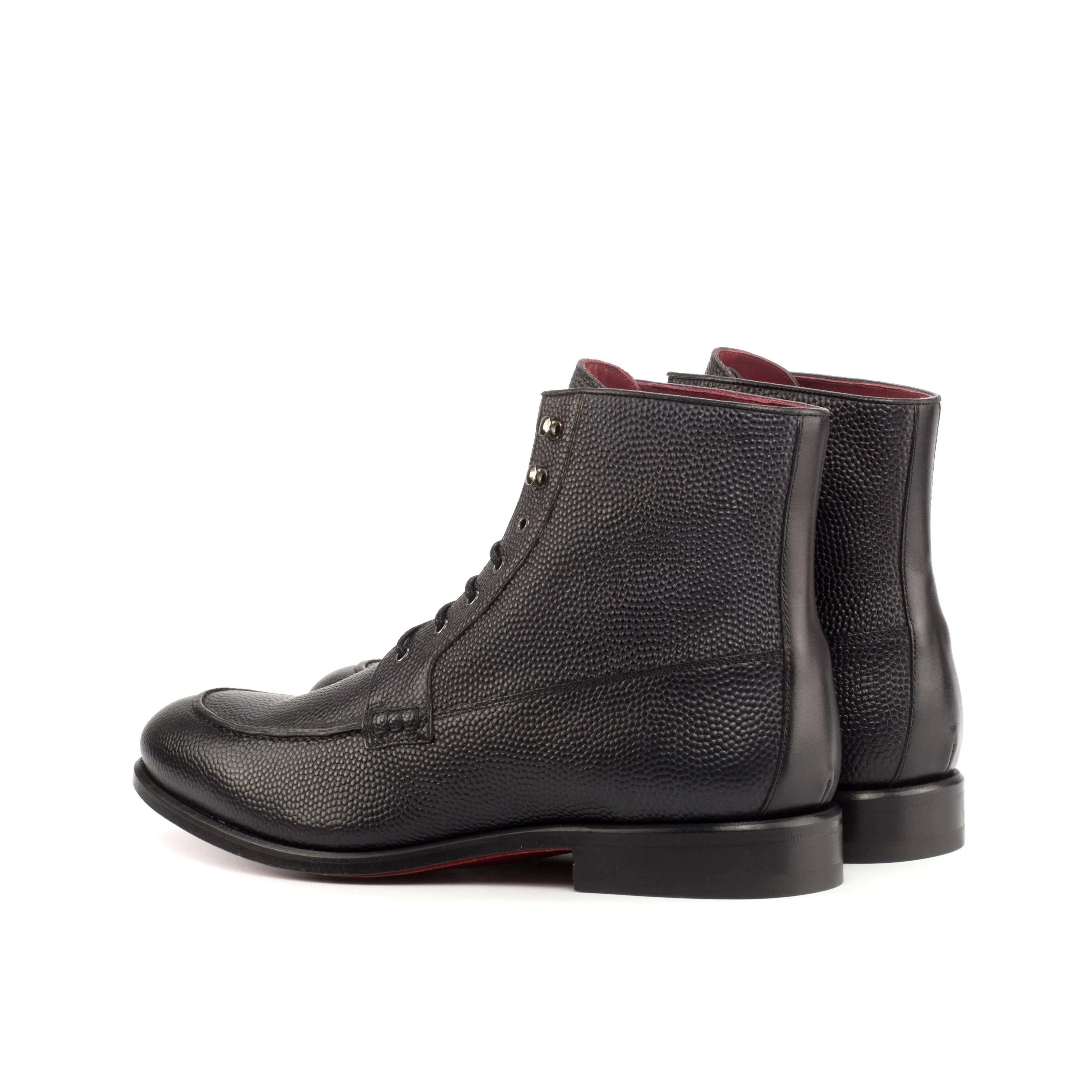 Denver Moc Boot II black leather lace-up moc boot