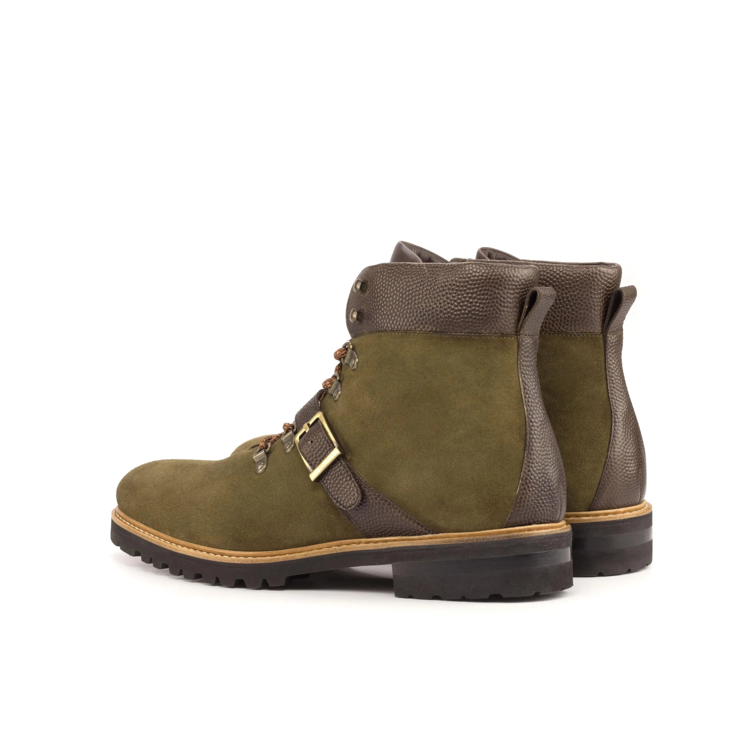 Olive green leather Timas Hiking Boots II hiking boots